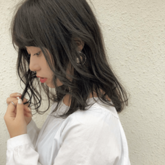 【ミディアム】モテと癒しが詰まったナチュラル可愛いヘアに夢中