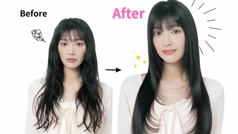 【洗うだけでこの状態に!?】うねり、パサつき、カラーダメージが気になる人必見♡女神ツヤが手に入る”プロ激推し最新ヘアケア”って?