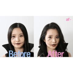 ポンポンするだけで完成♡セクシーかきあげヘア【ハロウィン特集】