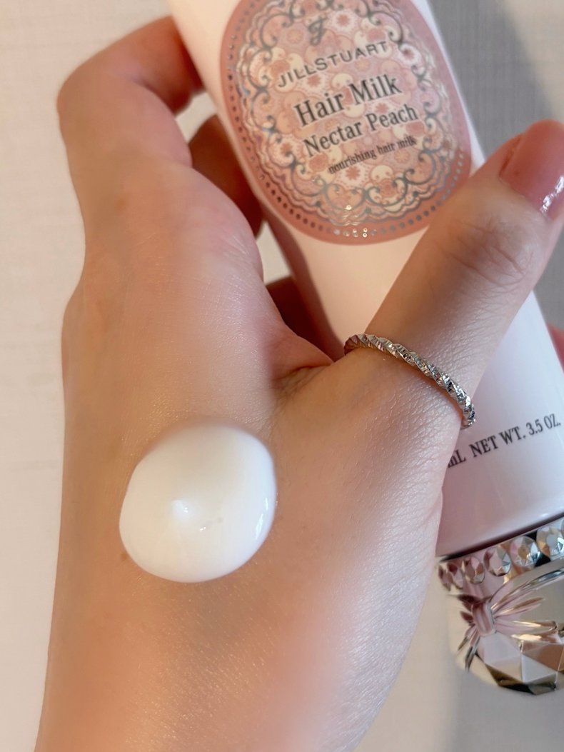 ジルスチュアート ネクターピーチ ヘアミルク 100mL ￥3,080（限定品）
