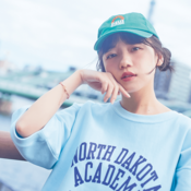 帽子をコーデのポイントに！夏の終わりまで使えちゃう♡齊藤京子がキャップ＆サマーニットを今っぽく着こなし